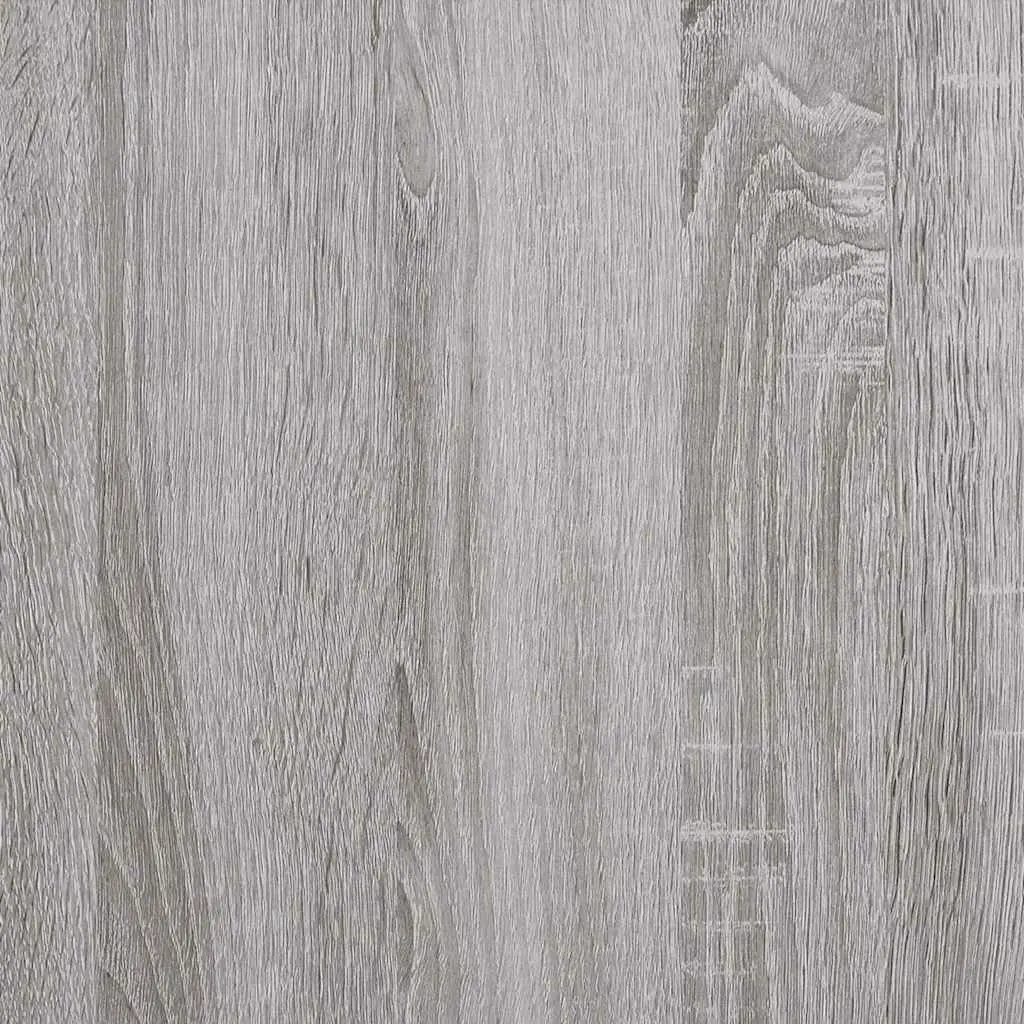 Hanging TV Cabinet Grey Sonoma Wall-Mounted Media Storage Unit Engineered Wood 80 x 36 x 25 cm