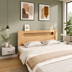 Wall-mounted Bedside Cabinets 2 pcs Grey Sonoma Floating Storage Organiser