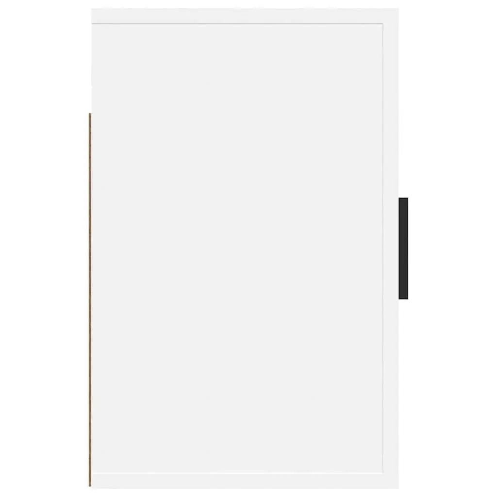 Wall-mounted Bedside Cabinet White Floating Storage Unit 50W x 30D x 47H cm