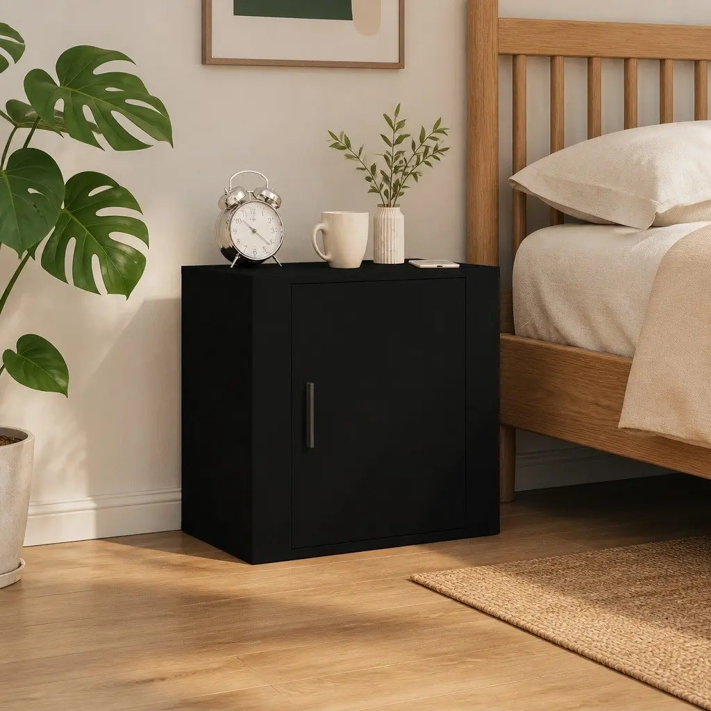 Wall-mounted Bedside Cabinet for Storage