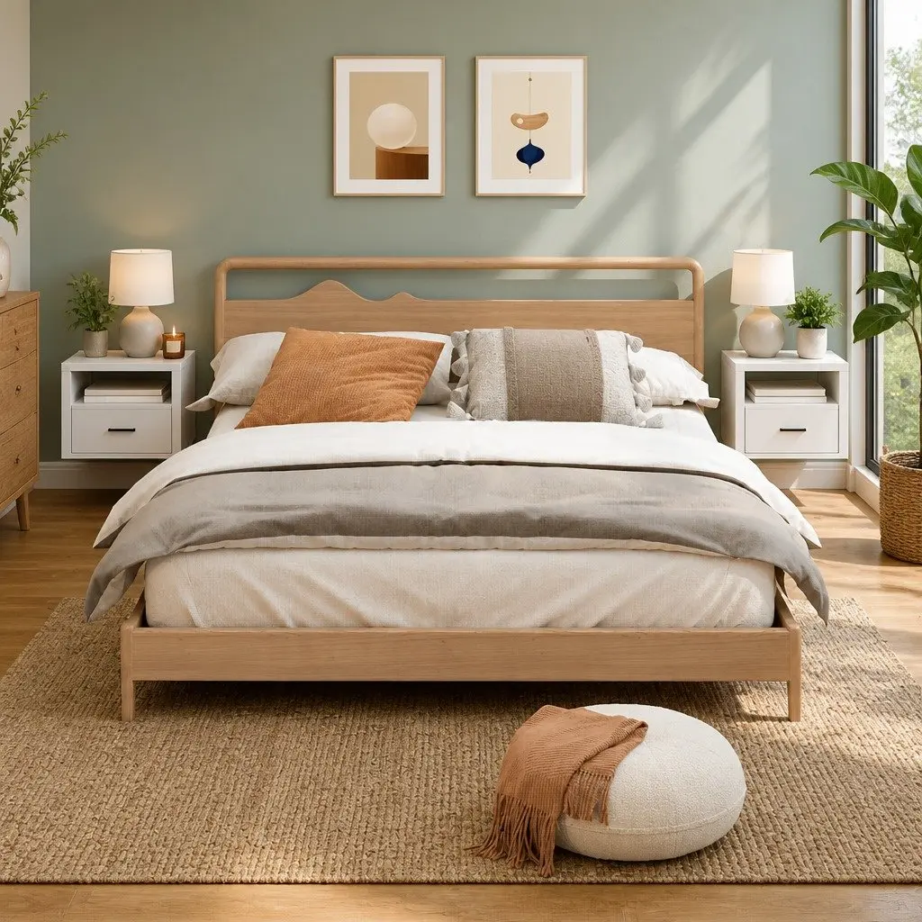 Wall-mounted Bedside Cabinets for Home