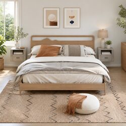 Wall-mounted Bedside Cabinets 2 pcs Grey Floating Storage Shelves Bedroom