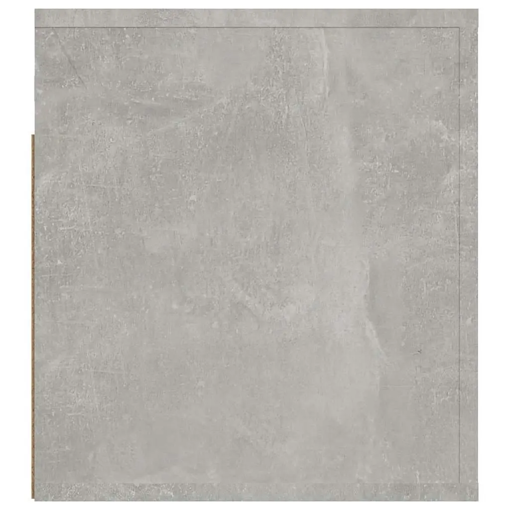 Wall-mounted Bedside Cabinets Grey Floating Storage Shelves 50 x 36 x 40 cm