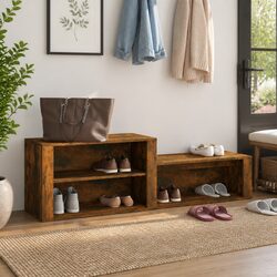 Friendly Brown Engineered Wood Shoe Storage Cabinet