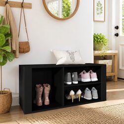 Friendly Black Shoe Storage Cabinet for Your Space