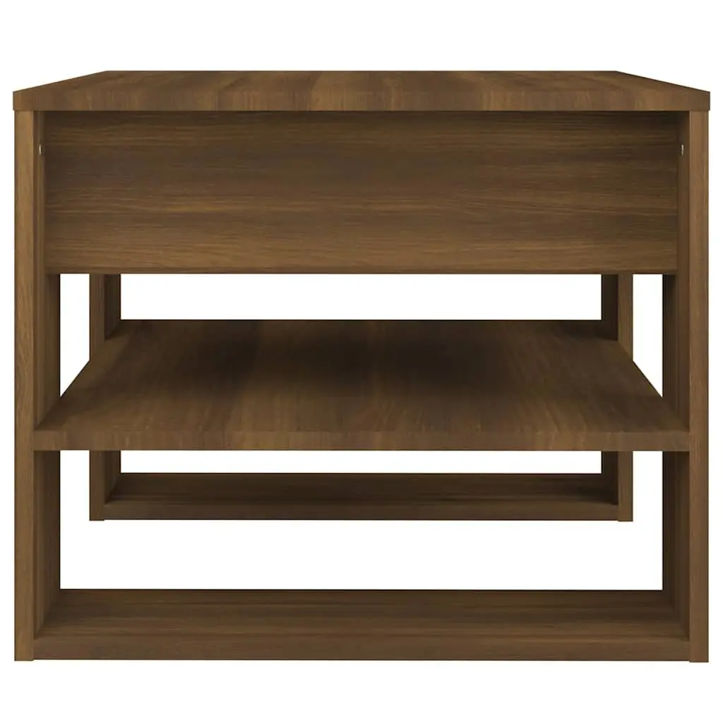 Brown Coffee Table with Storage