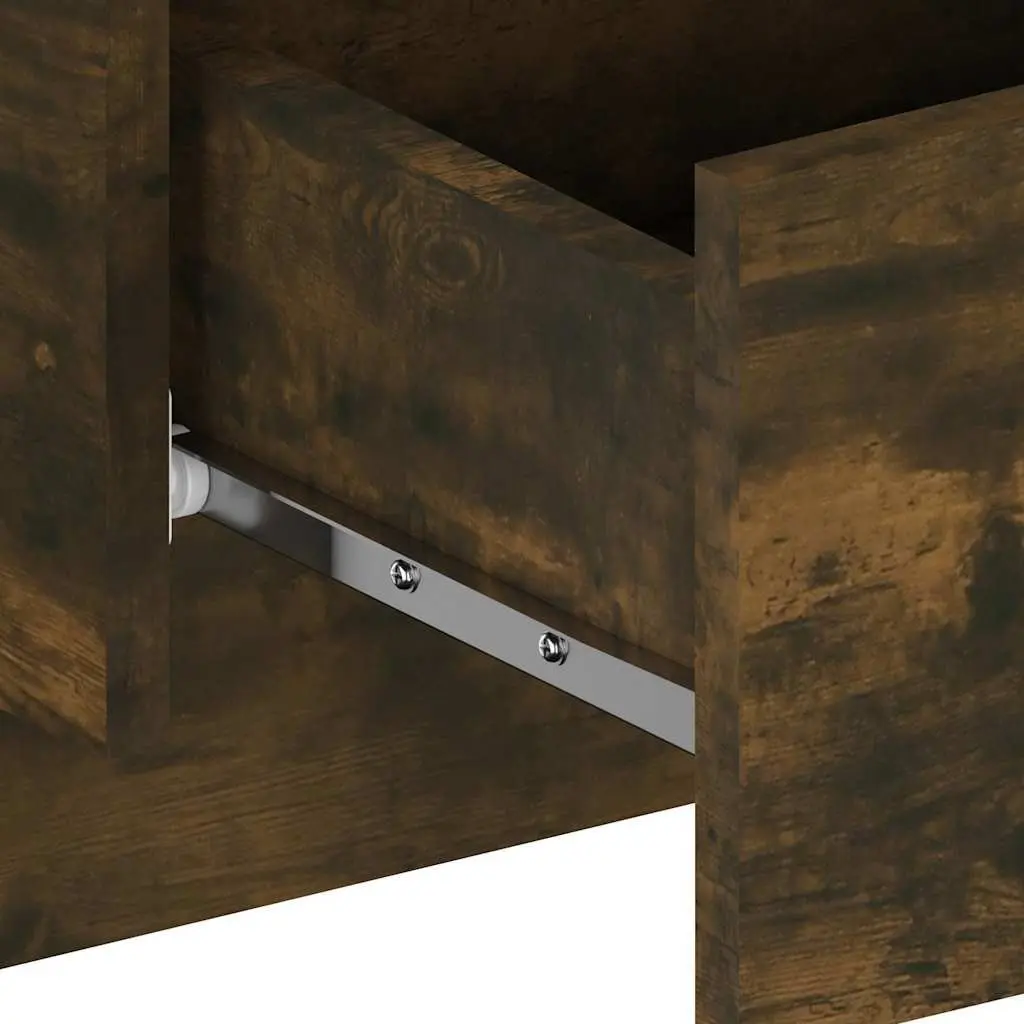 Wall-mounted Bedside Cabinets Set of 2 Floating Storage Shelves Brown