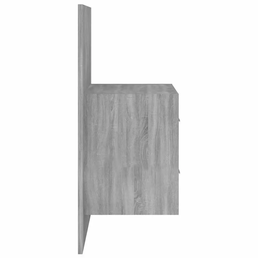 Grey Sonoma Wall-mounted Bedside Cabinet