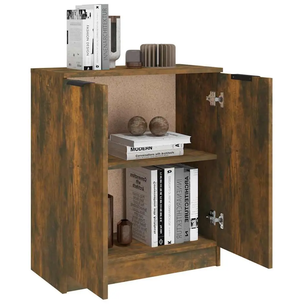 Sideboard Brown Engineered Wood Storage Cabinet 60x30x70 cm
