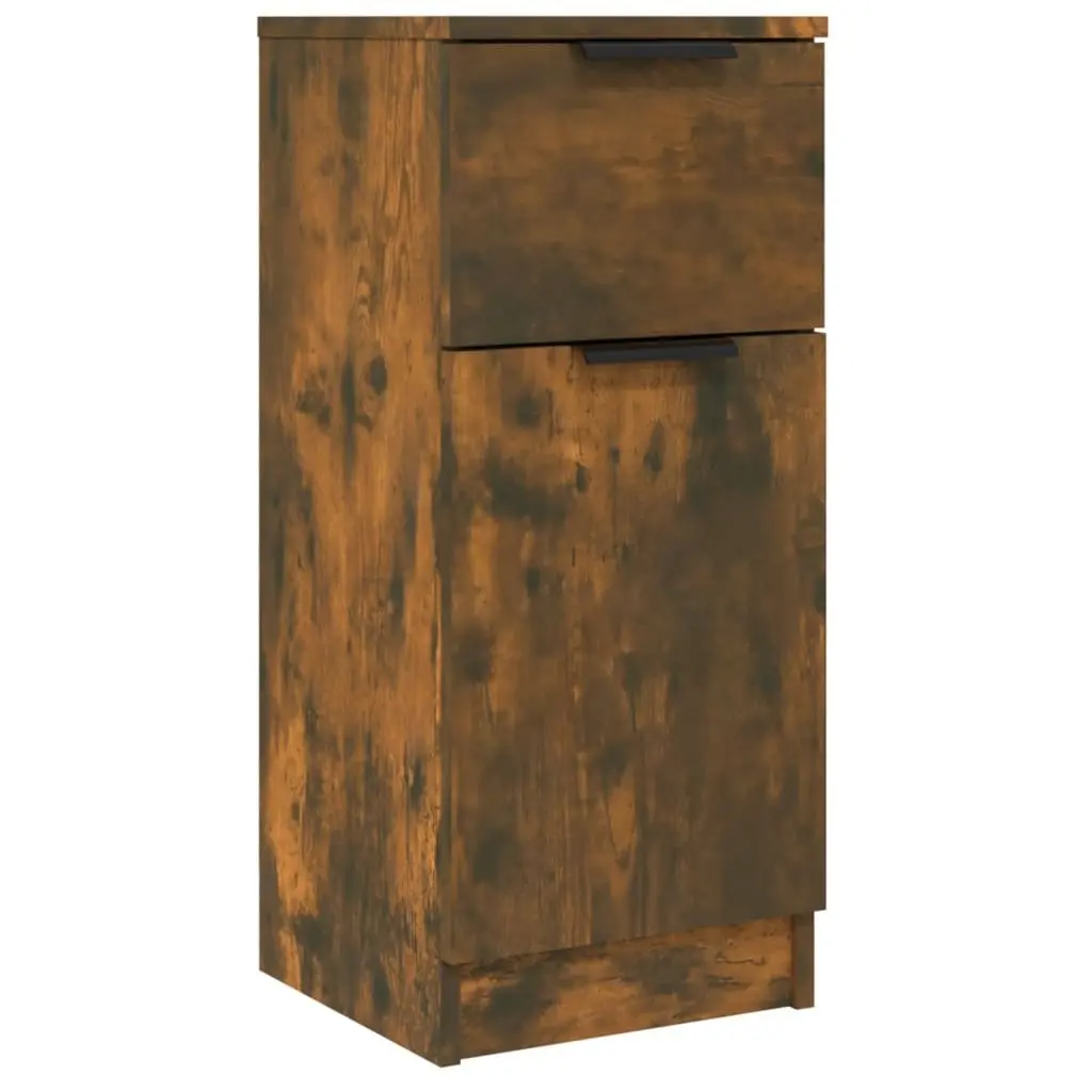 Sideboard Cabinet Brown Engineered Wood Storage Buffet Display Cupboard 2 pcs