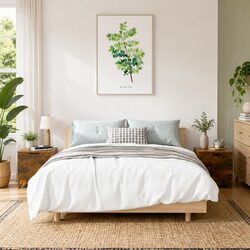 Your Ideal Brown Bedside Cabinets - 2 Included