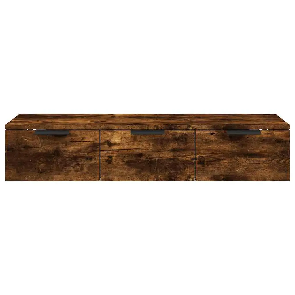 Floating Shelf Wall Cabinet Brown Engineered Wood 102x30x20cm