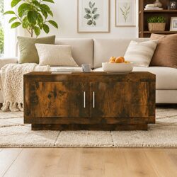 Friendly Brown Coffee Table for Your Living Space
