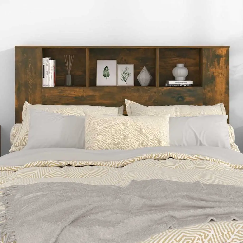 Wall-Mounted Headboard Cabinet at 140cm