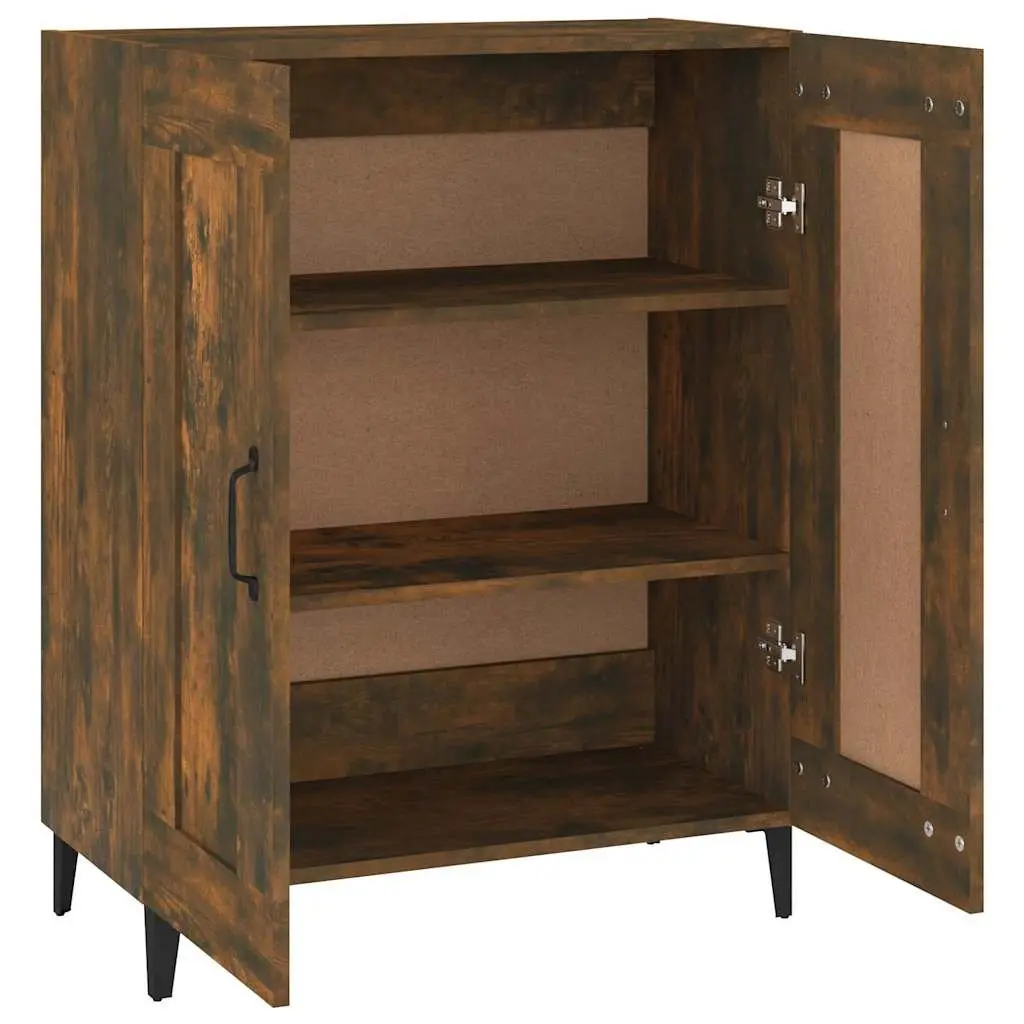 Sideboard Storage Cabinet Brown Engineered Wood 69.5 x 34 x 90 cm