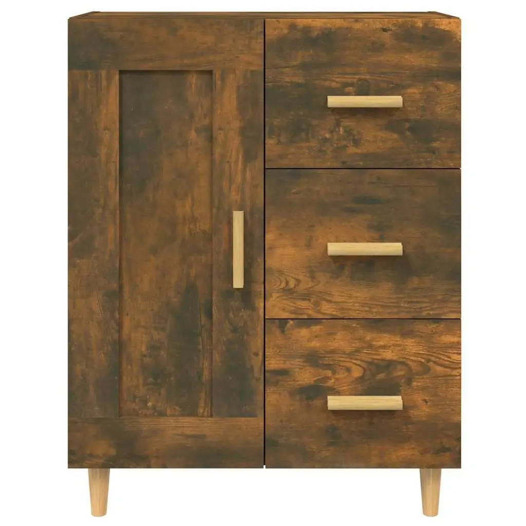 Sideboard Brown Engineered Wood Cabinet Storage Buffet Living Room Furniture 69.5W x 34D x 90H cm