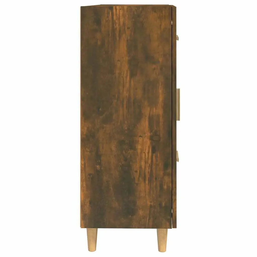 Sideboard Brown Engineered Wood Cabinet Storage Buffet Living Room Furniture 69.5W x 34D x 90H cm