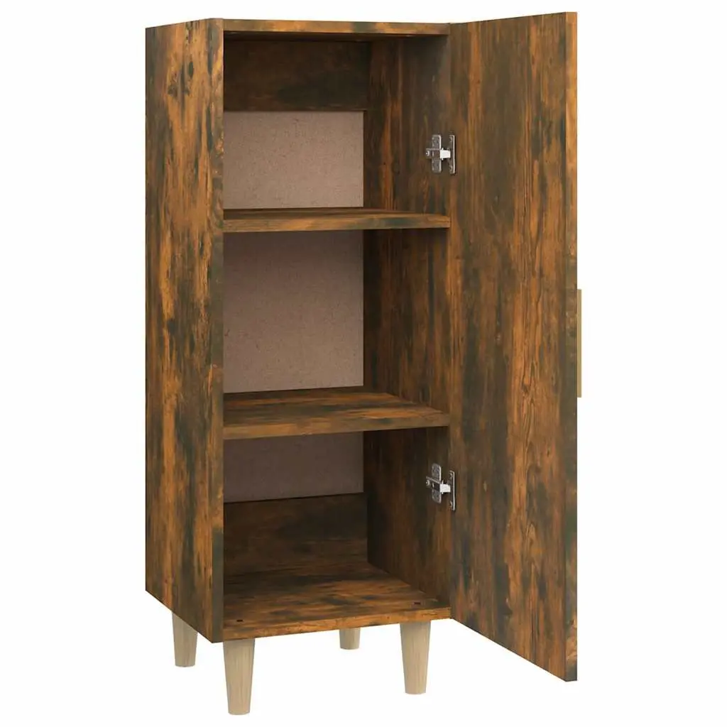 Sideboard Cabinet Brown Engineered Wood 34.5W x 34H x 90D cm