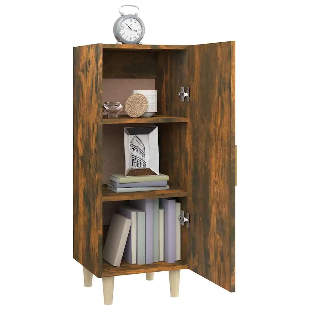 Sideboard Cabinet Brown Engineered Wood 34.5W x 34H x 90D cm
