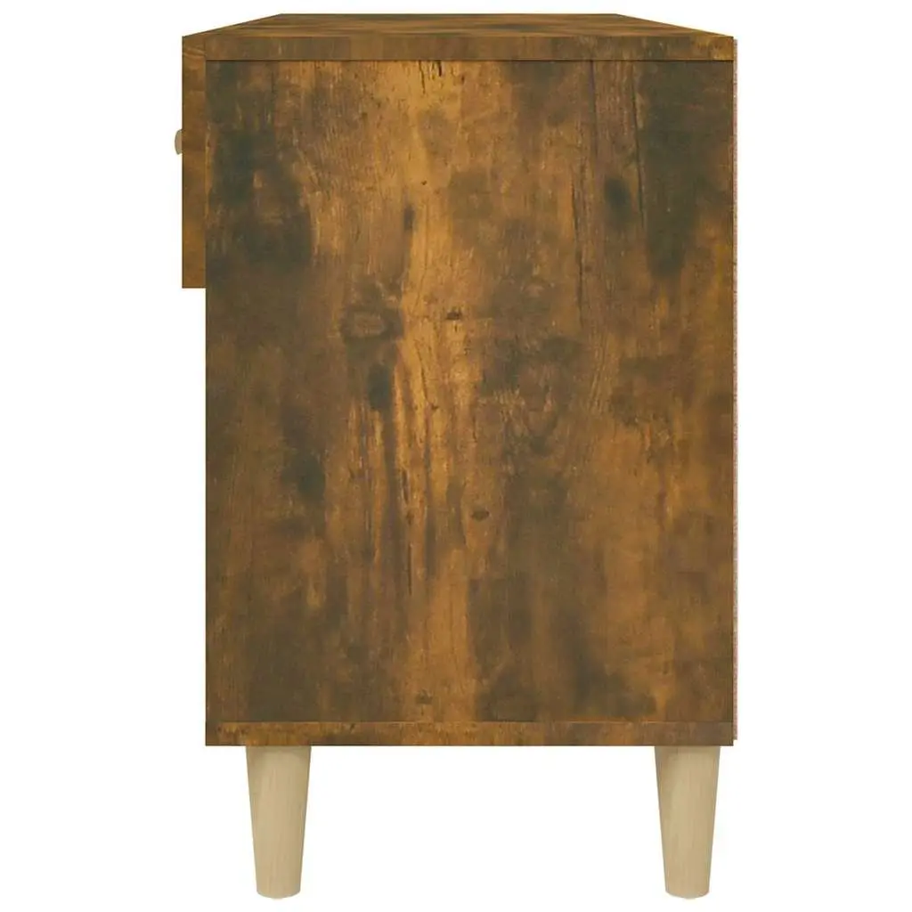 Shoe Cabinet with Drawers and Compartments Brown 102 x 35 x 55 cm Storage Organiser Furniture