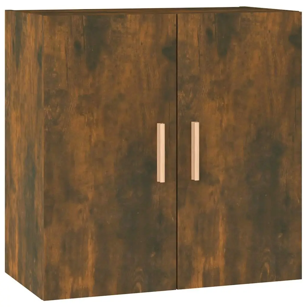 Wall Cabinet Smoked Oak 60x30x60 cm Storage Floating Hanging Living Room