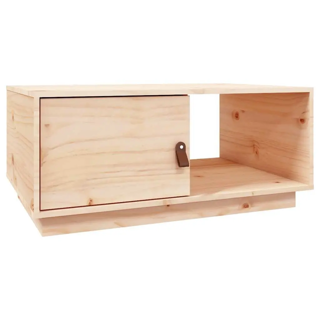 Coffee Table 80x50x35.5 cm with Storage Compartments Modern Living Room
