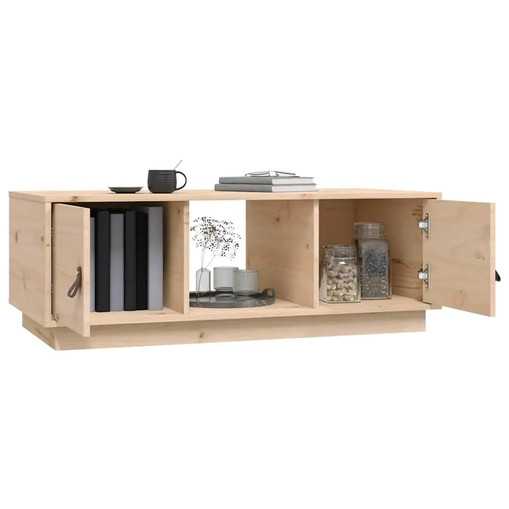 Coffee Table 100x50x35 cm with Storage Compartments Modern Living Room Furniture
