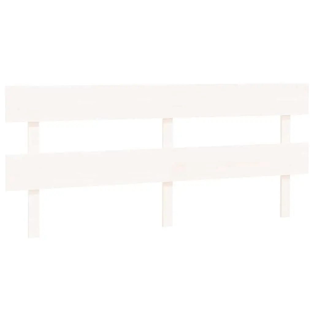 Wood Bed Headboard White Solid Pine 184cm Backrest Support