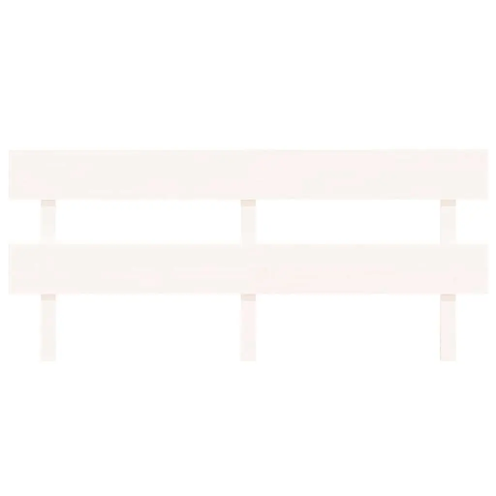 Wood Bed Headboard White Solid Pine 184cm Backrest Support