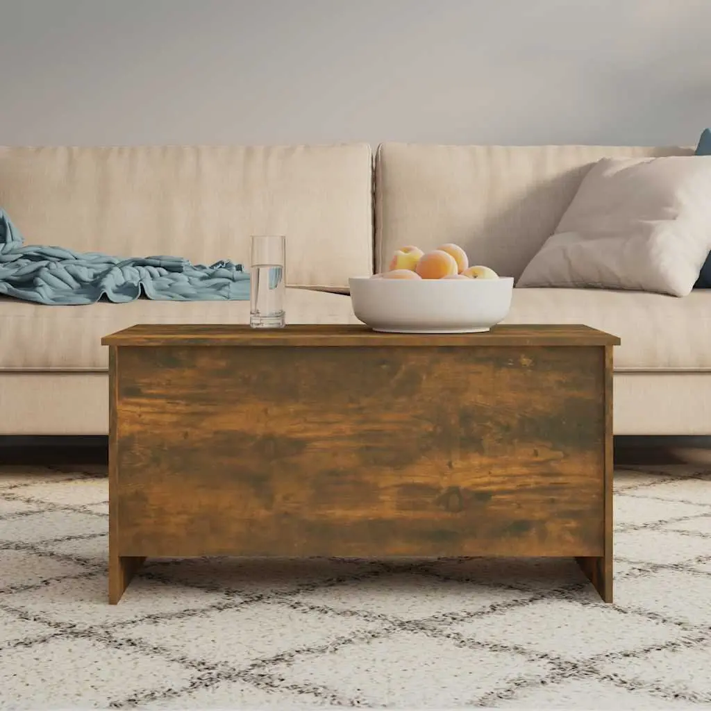 Coffee Table Lift Top Storage Compartment Modern 102 x 55.5 x 52.5 cm