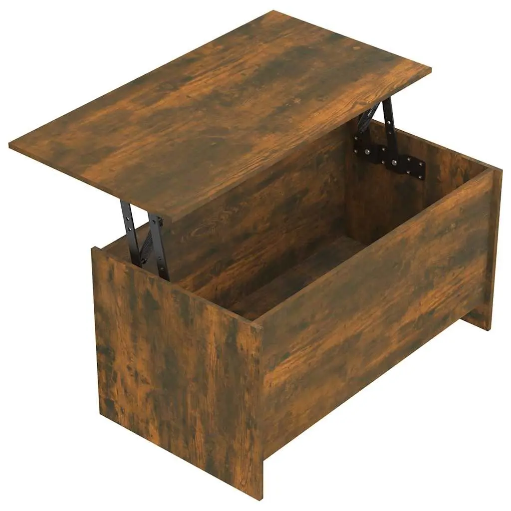 Coffee Table Lift Top Storage Compartment Modern 102 x 55.5 x 52.5 cm