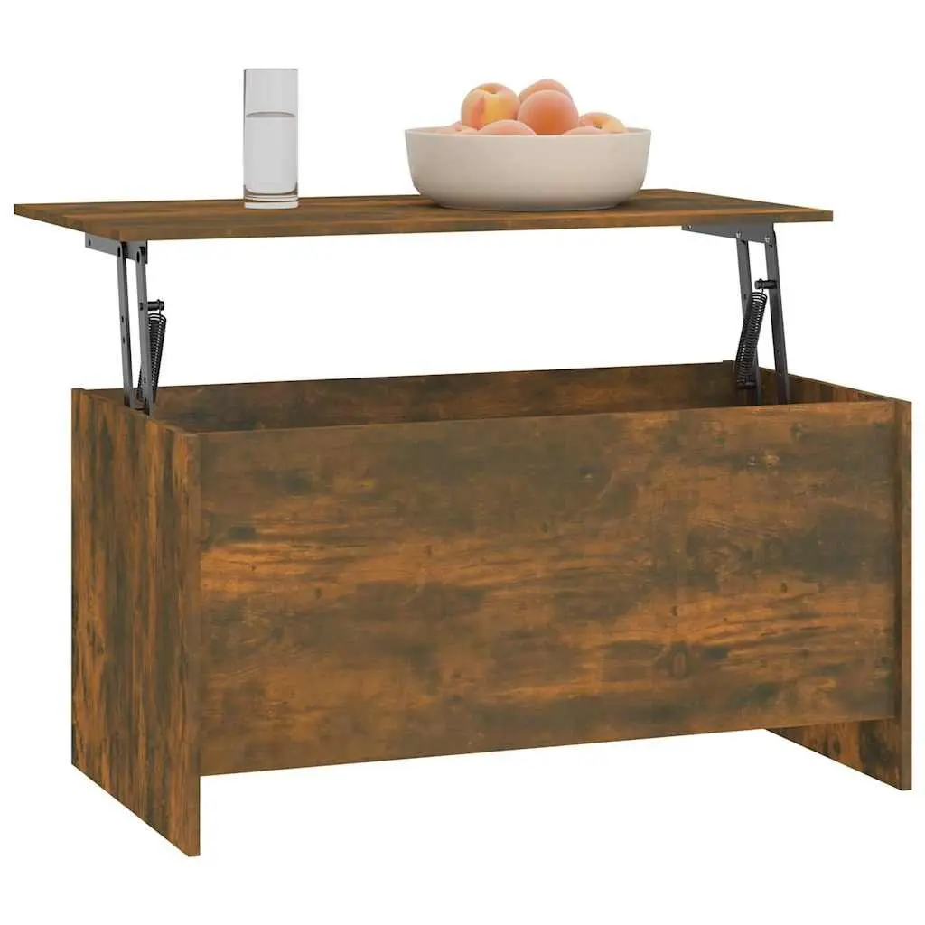 Coffee Table Lift Top Storage Compartment Modern 102 x 55.5 x 52.5 cm