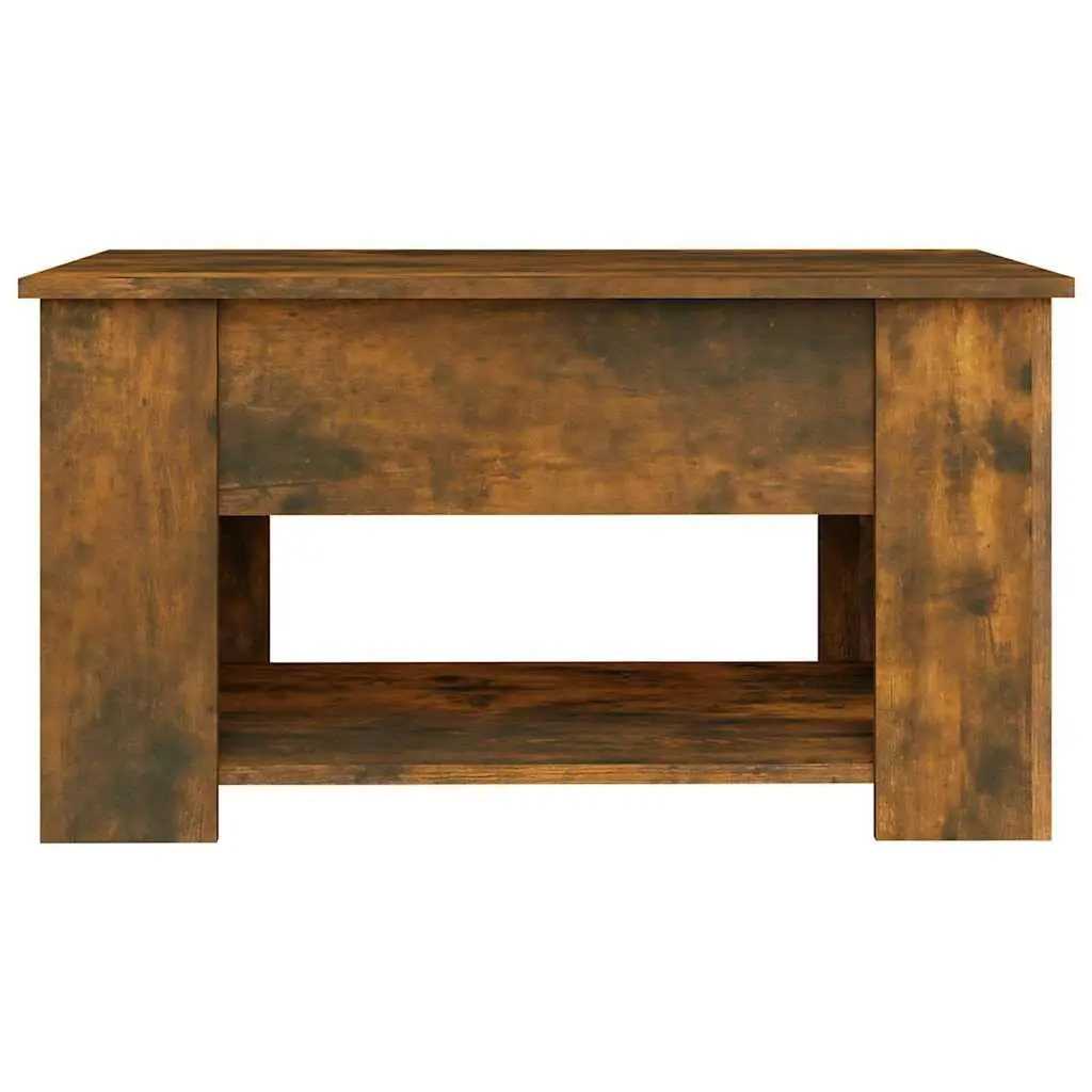 Coffee Table Lift Top Brown Engineered Wood Storage 79 x 49 x 41 cm