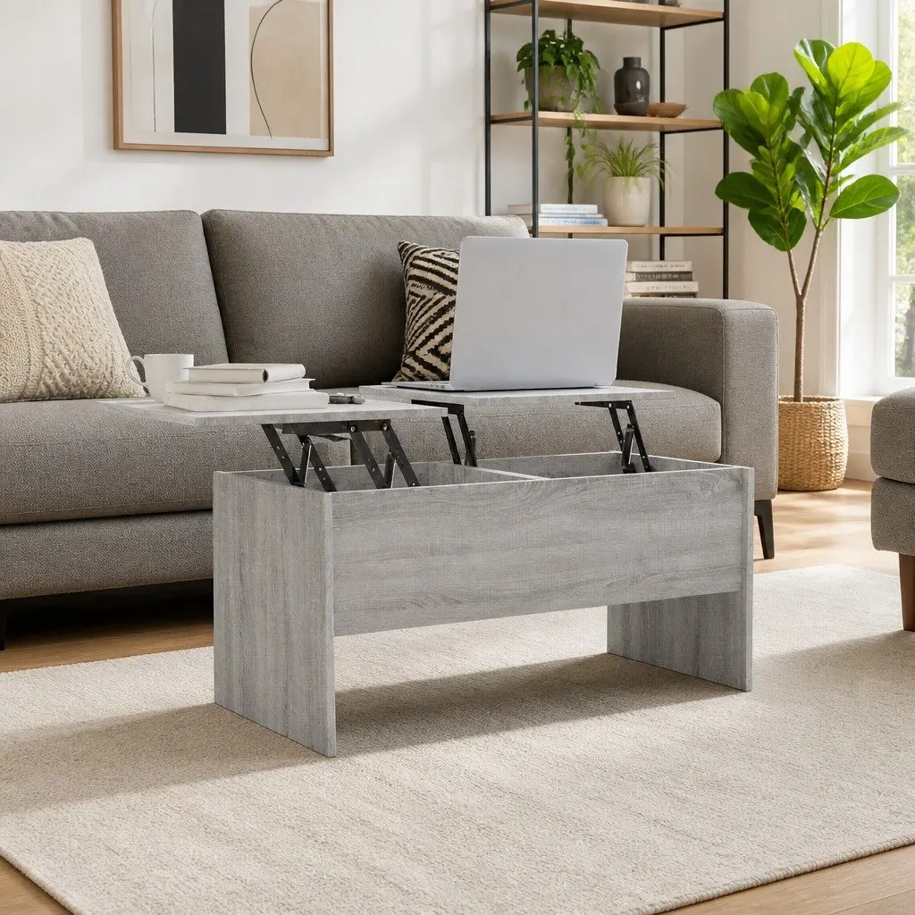 Grey Sonoma Coffee Table with Storage