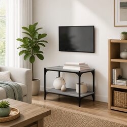 Your Friendly Grey TV Cabinet for Living Room Organization
