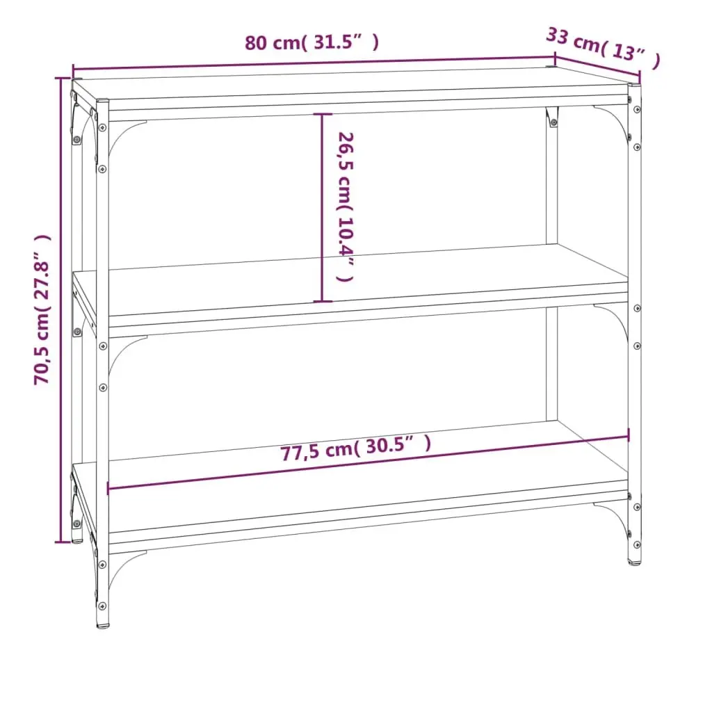 Black Book Cabinet with Steel and Wood Shelving