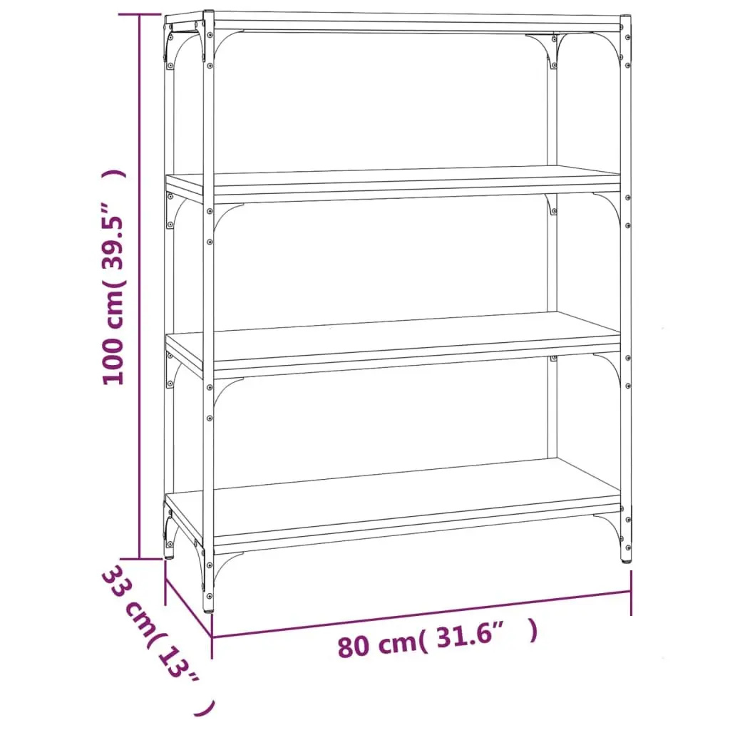 Grey Sonoma Book Cabinet