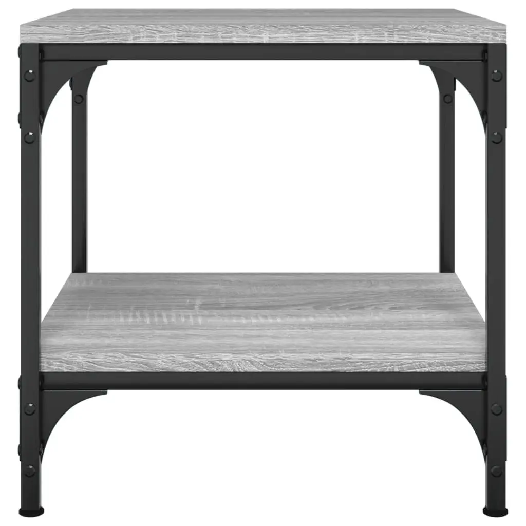 Coffee Table Grey Sonoma Storage 50x50x40 cm
