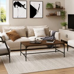 Your New Brown Oak Coffee Table 80x50x35 cm Awaits