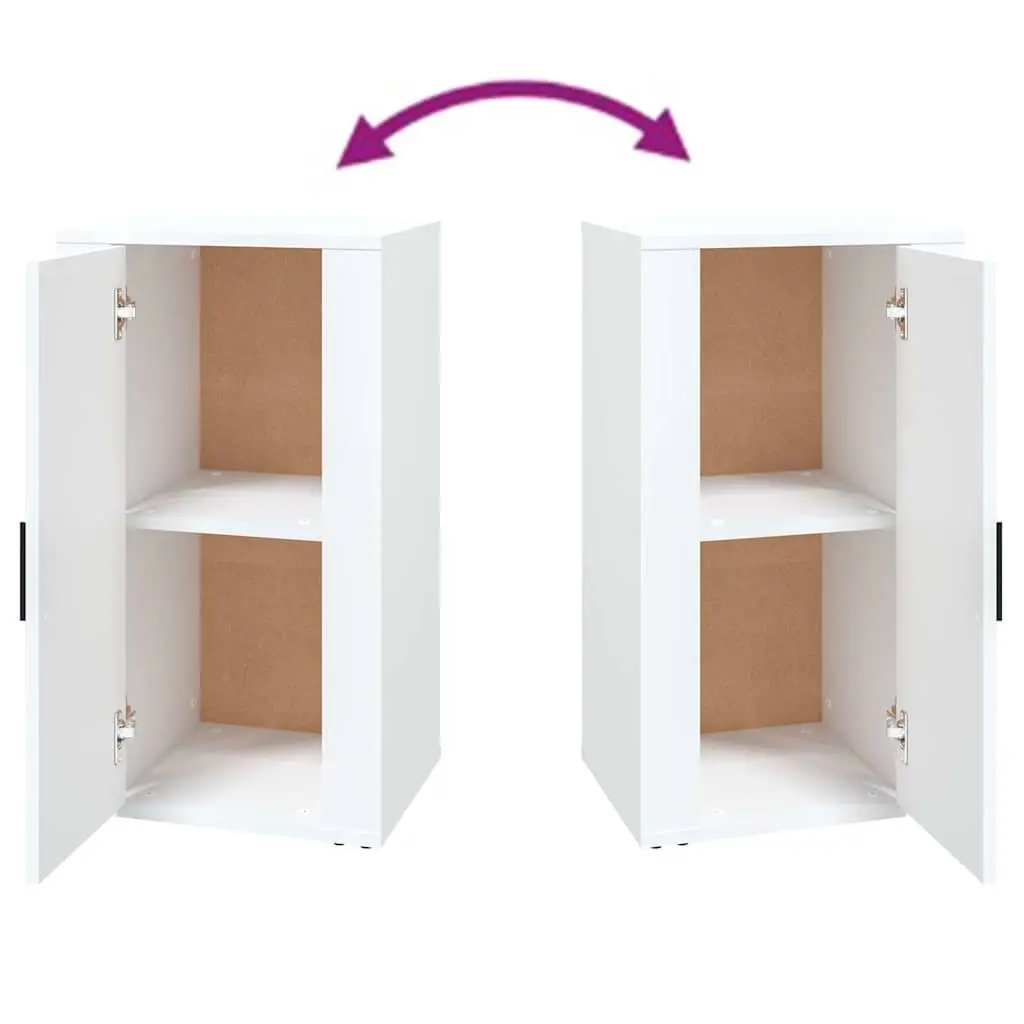 Sideboard Cabinet White Engineered Wood 40x33x70cm