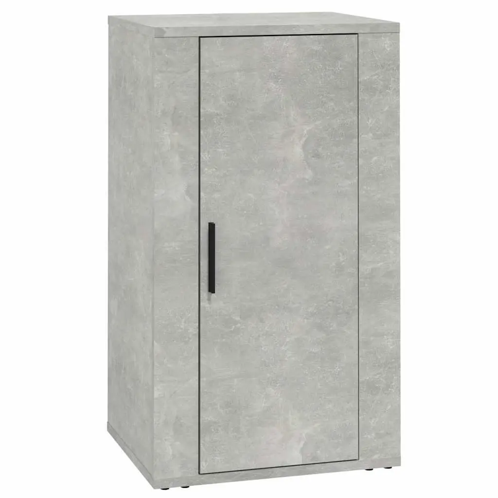 Sideboard Storage Cabinet Grey Engineered Wood Furniture with Door Compartment