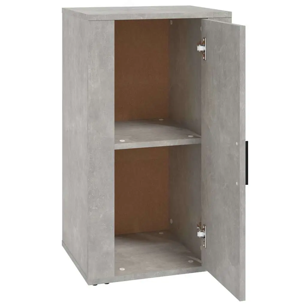 Sideboard Storage Cabinet Grey Engineered Wood Furniture with Door Compartment