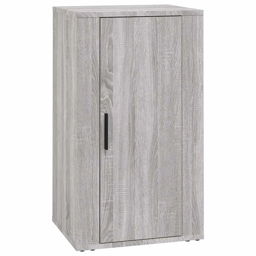 Sideboard Storage Cabinet Grey Engineered Wood 40x33x70cm
