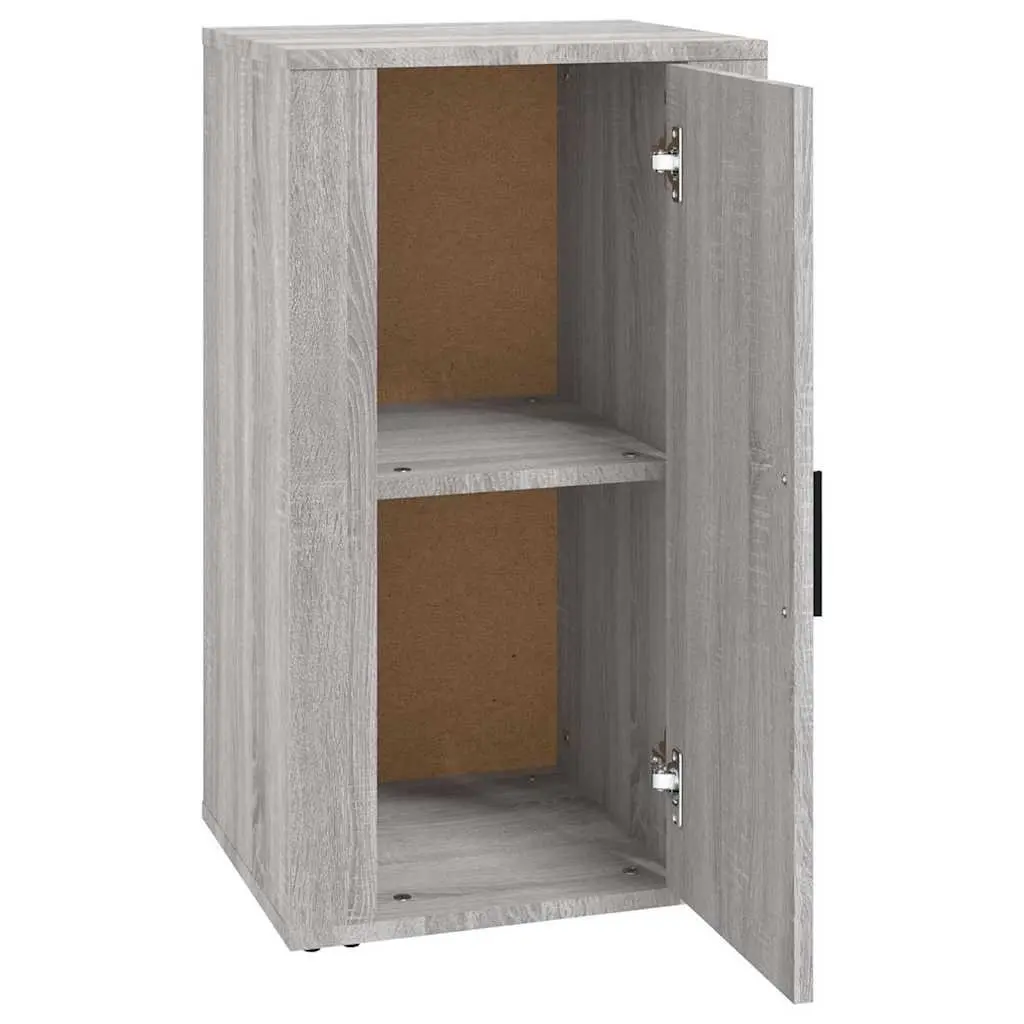 Sideboard Storage Cabinet Grey Engineered Wood 40x33x70cm