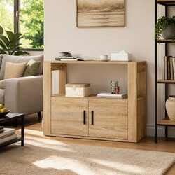 Your Brown Engineered Wood Sideboard 80x30x60cm
