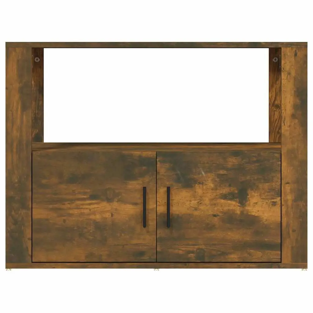 Sideboard Cabinet Smoked Oak Brown Storage Buffet Living Room Furniture