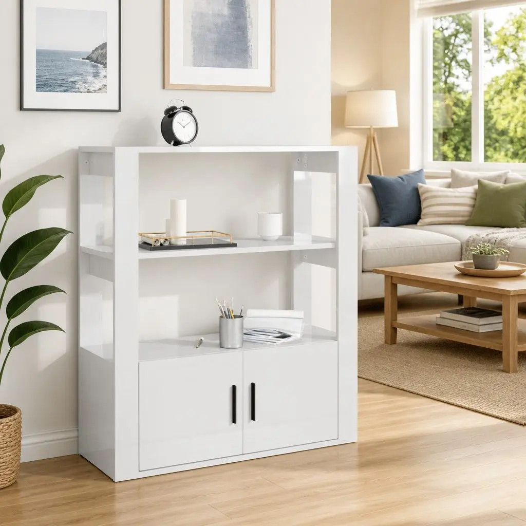 White High Gloss Sideboard