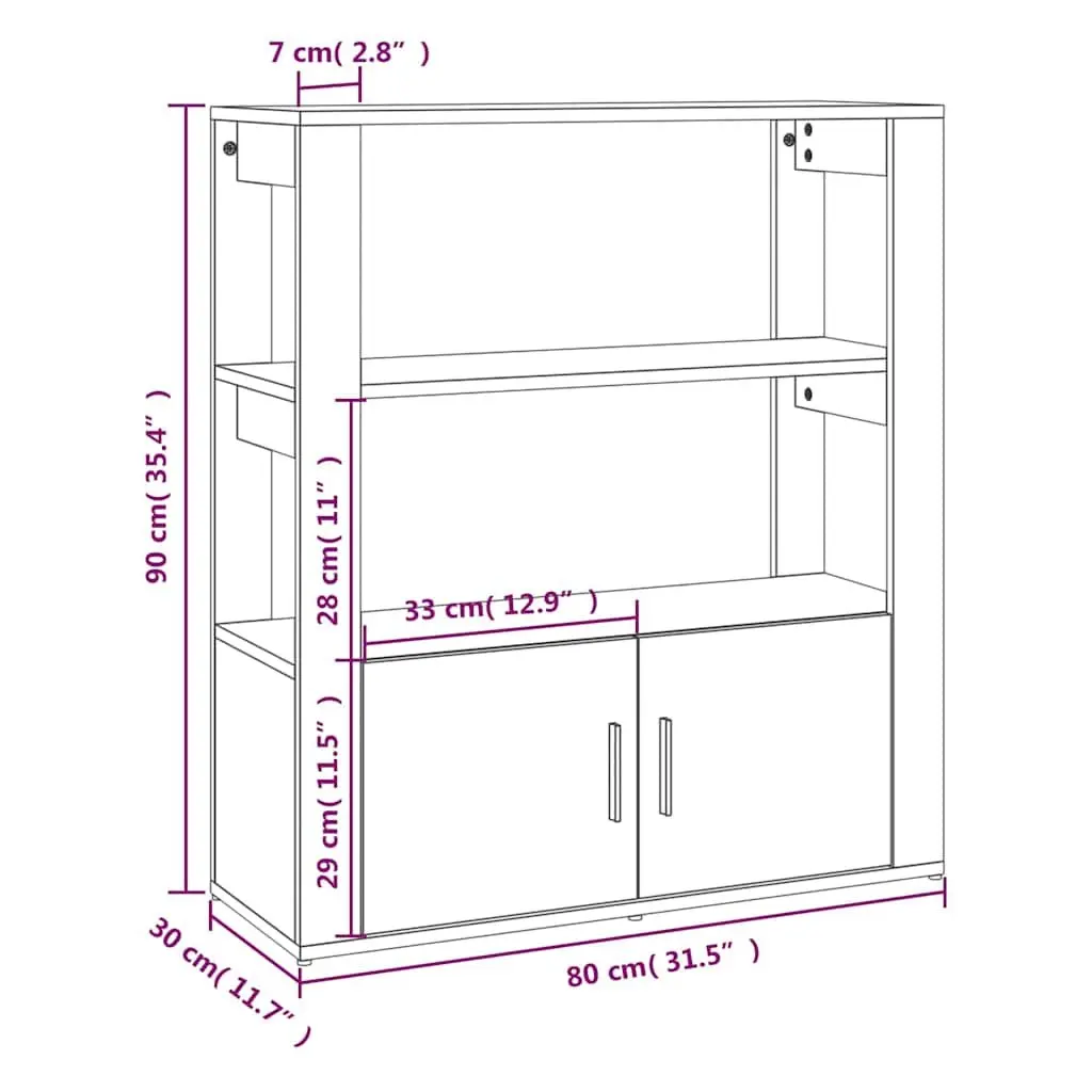 White High Gloss Sideboard
