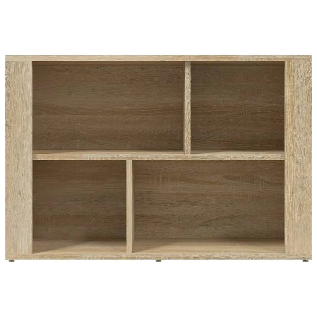 Sideboard Brown Engineered Wood Storage Cabinet with Compartments 80x30x54 cm