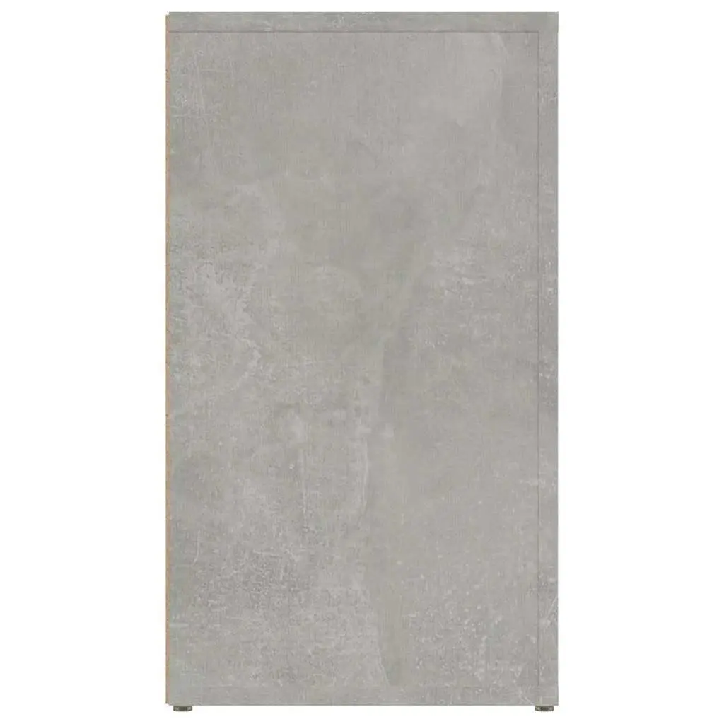 Sideboard Grey Engineered Wood Storage Cabinet Living Room Organizer 80 x 30 x 54 cm